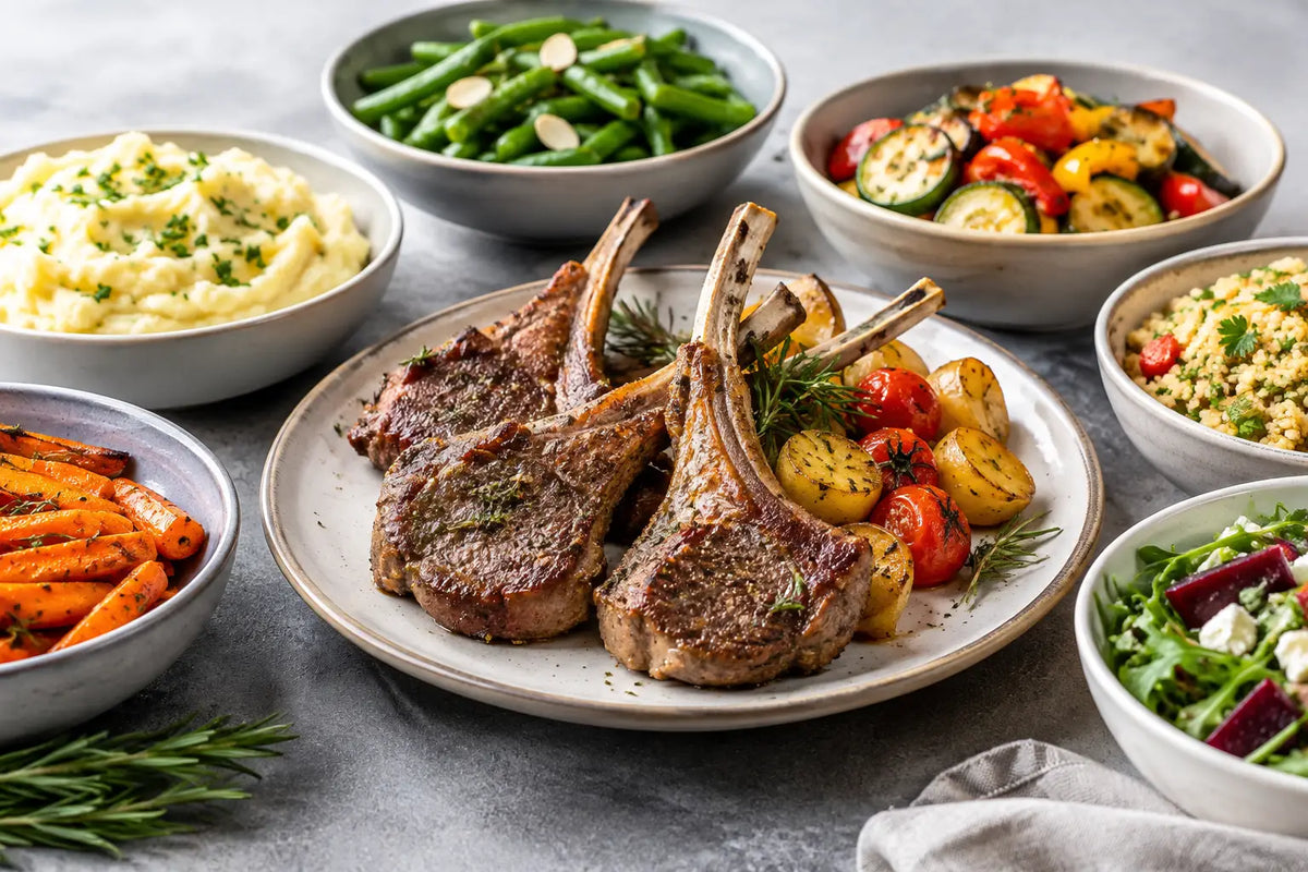 Sieben Beilagen zu Lammfleisch, die passen