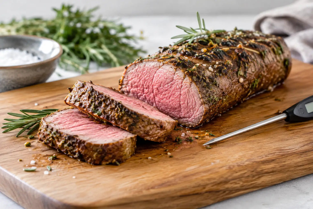 Welche Kerntemperatur braucht Lammlachs?