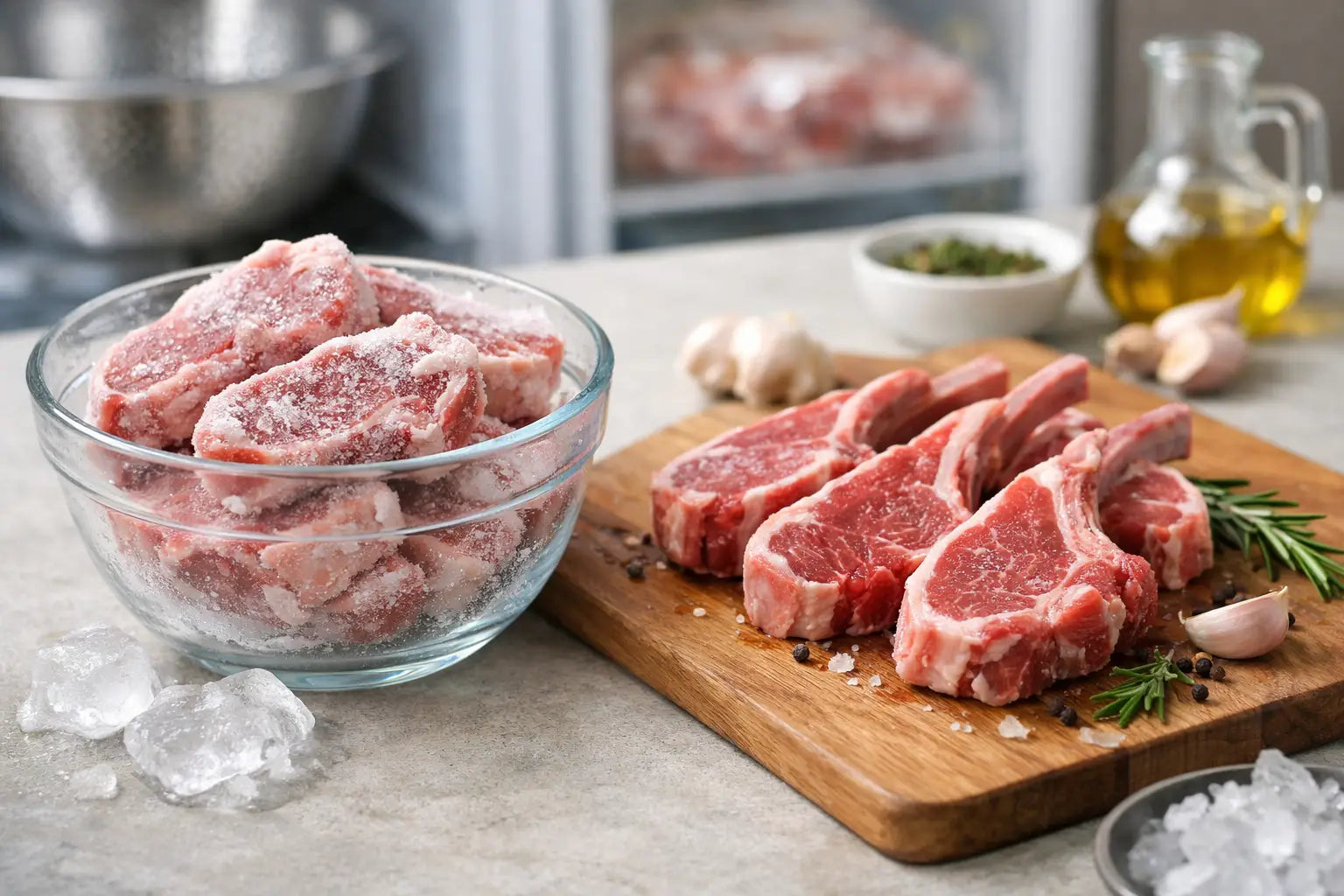 Lammfleisch auftauen und Qualität bewahren