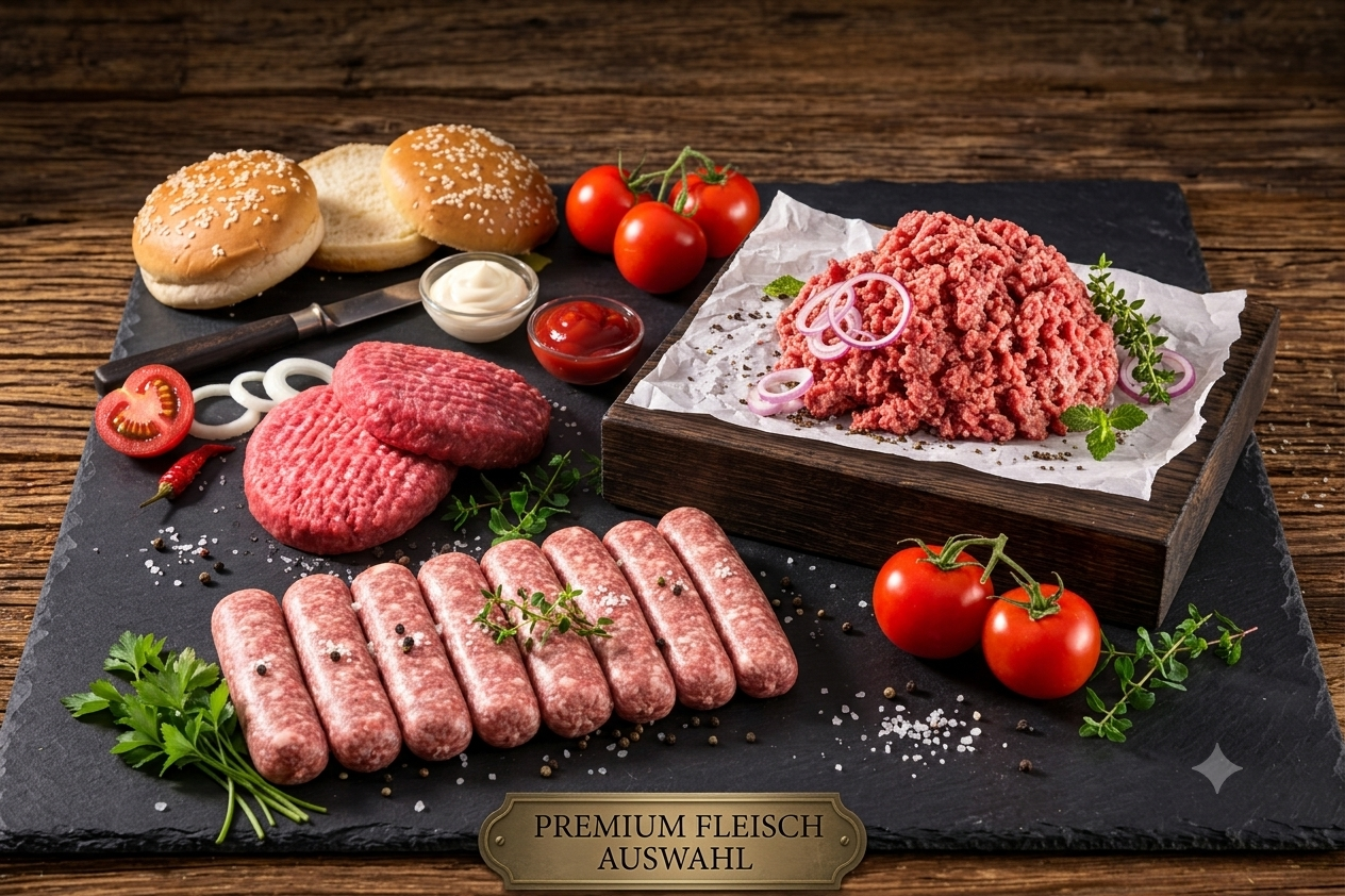 Hackfleisch, Burgerpatties & Hackbraten vom Lamm – Regional & frisch verarbeitet