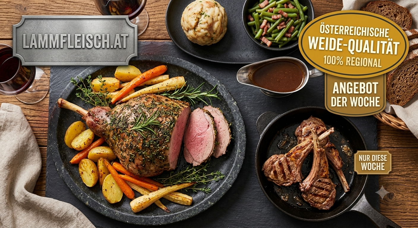 Angebot der Woche bei Lammfleisch.at – Frisches, hochwertiges Lammfleisch zu attraktiven Preisen. Diese Woche im Sonderangebot