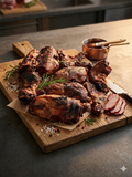 Österreichisches Junglamm perfekt gegrillt und servierfertig