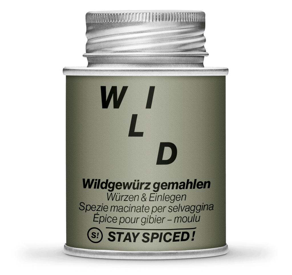 Wildgewürz – hochwertige Gewürzmischung für Wildgerichte, Reh, Hirsch und Wildschwein