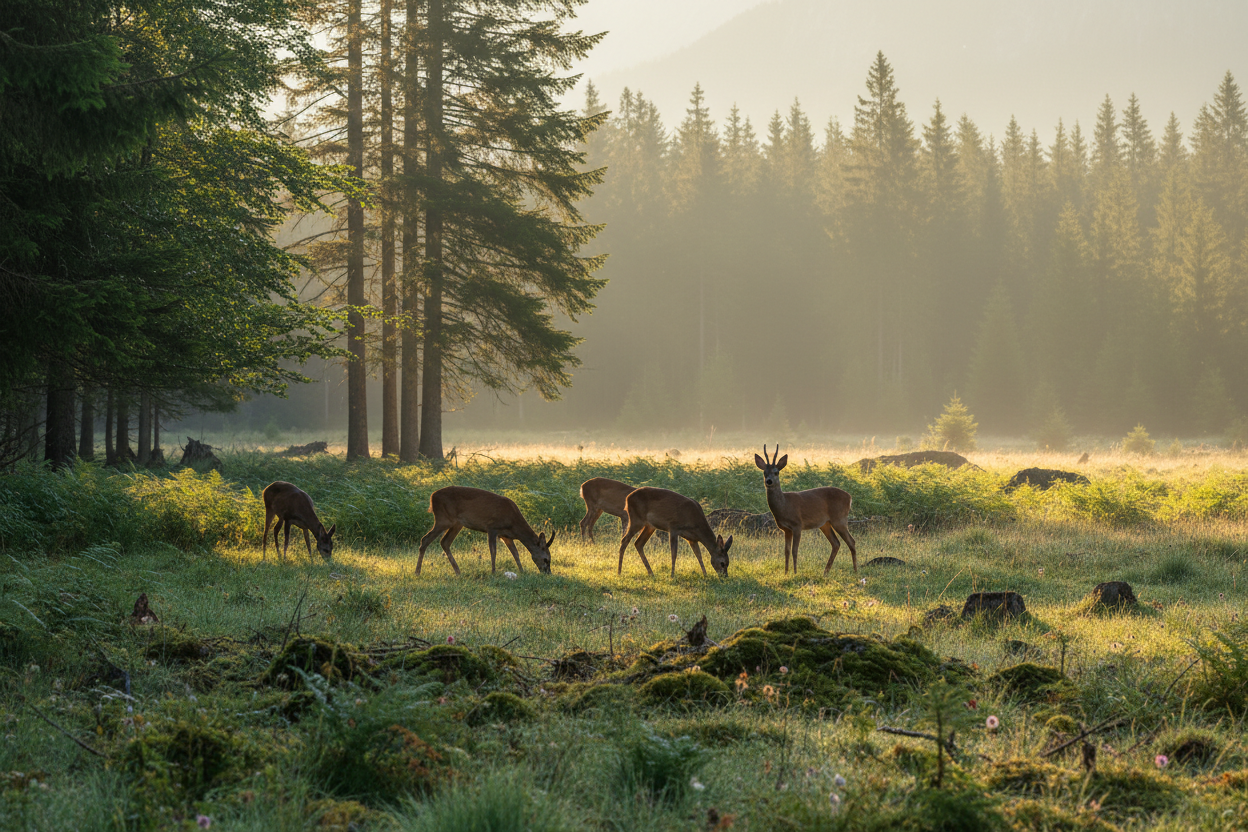 wild aus natürlicher haltung
